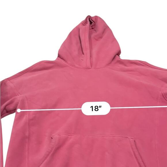 Athleta Girl RetroActive Oversized Hoodie pink Size XL 14 - Picture 5 of 7